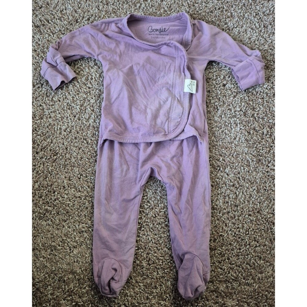 Bonsie baby skin to skin footie size 3-6 months play condition